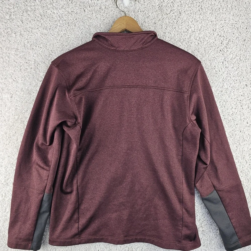 The North Face‎ Canyonlands 1/2 Zip Jacket Men's Large Sweatshirt Sweater Maroon